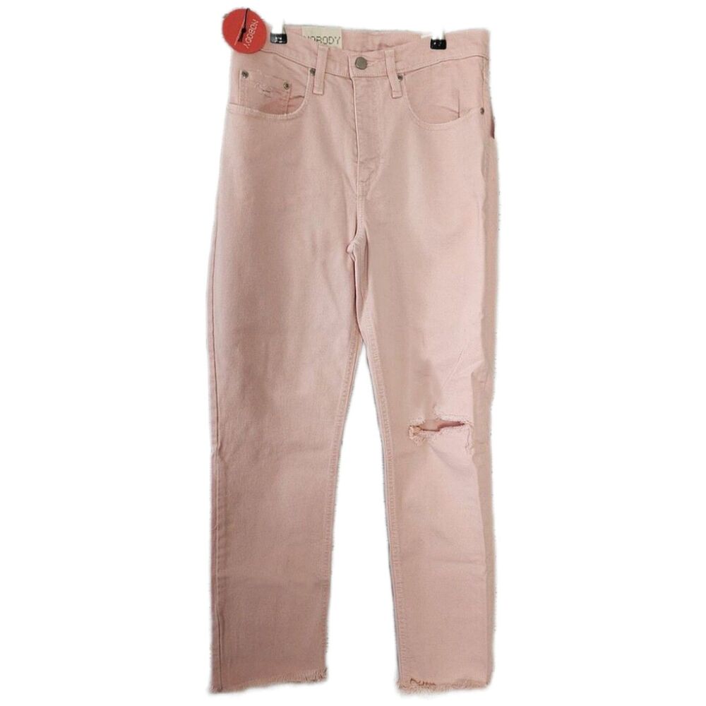 Nobody Denim True Slim Straight Ankle Jeans - Porcelain Pink – Size 30 NWT